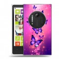 Дизайнерский силиконовый чехол для Nokia Lumia 1020 Бабочки
