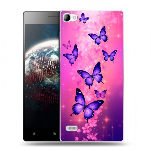 Дизайнерский пластиковый чехол для Lenovo Vibe X2 Бабочки