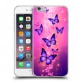 Дизайнерский силиконовый чехол для Iphone 6 Plus/6s Plus Бабочки