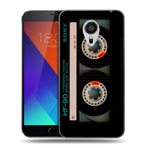 Дизайнерский пластиковый чехол для Meizu MX5 Кассета