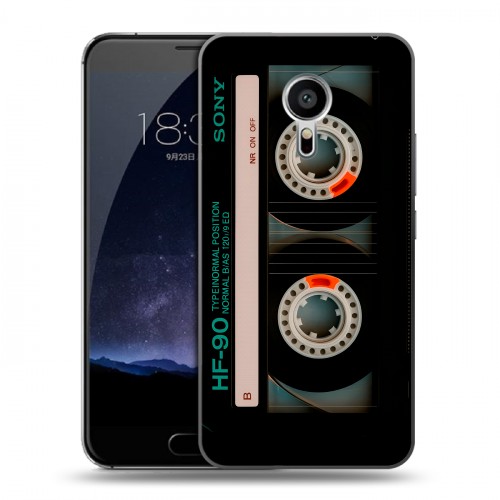 Дизайнерский пластиковый чехол для Meizu Pro 5 Кассета