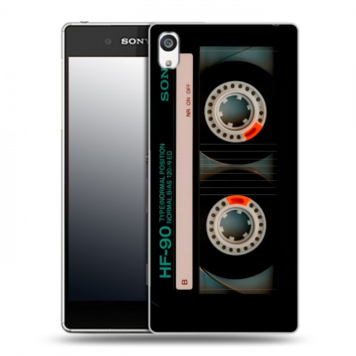 Дизайнерский пластиковый чехол для Sony Xperia E5 Кассета
