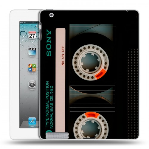 Дизайнерский пластиковый чехол для Ipad 2/3/4 Кассета