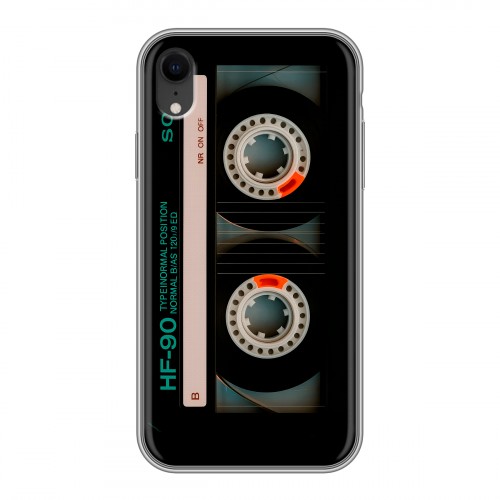 Дизайнерский силиконовый чехол для Iphone Xr Кассета