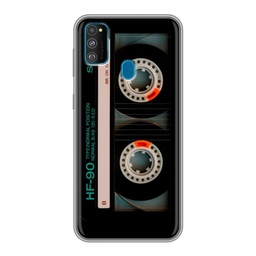 Дизайнерский силиконовый чехол для Samsung Galaxy M30s Кассета