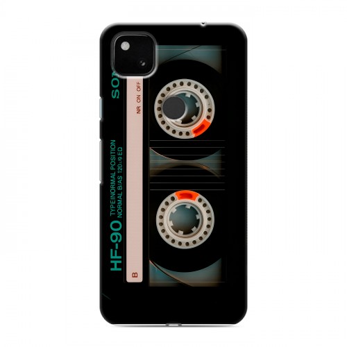 Дизайнерский пластиковый чехол для Google Pixel 4a Кассета