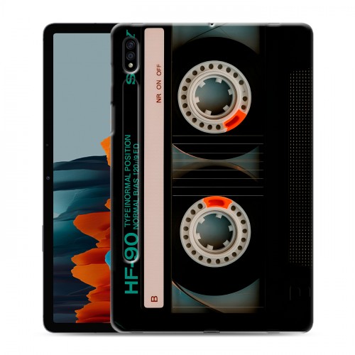 Дизайнерский силиконовый чехол для Samsung Galaxy Tab S7 Кассета