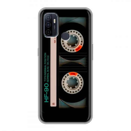 Дизайнерский силиконовый с усиленными углами чехол для OPPO A53 Кассета