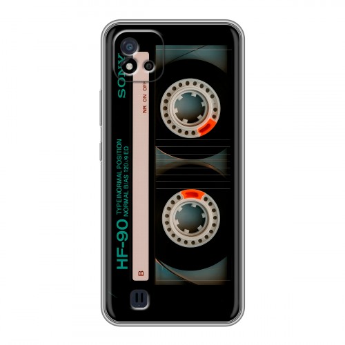 Дизайнерский силиконовый чехол для Realme C20 Кассета