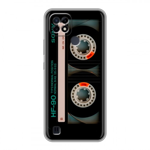 Дизайнерский силиконовый чехол для Realme C21 Кассета