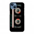 Дизайнерский силиконовый чехол для Iphone 13 Кассета