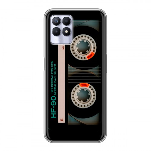 Дизайнерский силиконовый чехол для Realme 8i Кассета