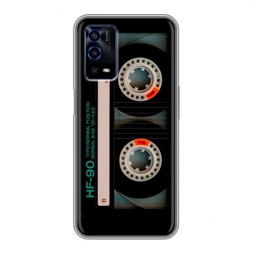 Дизайнерский силиконовый с усиленными углами чехол для OPPO A55 Кассета