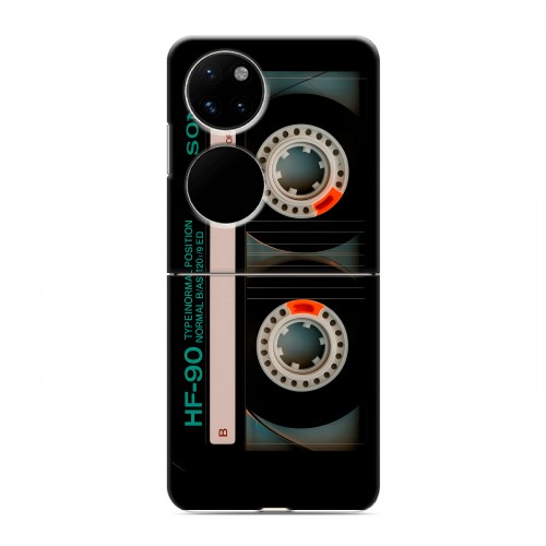 Дизайнерский пластиковый чехол для Huawei P50 Pocket Кассета