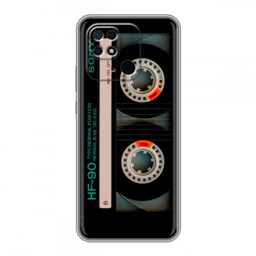 Дизайнерский силиконовый чехол для Xiaomi Redmi 10C Кассета