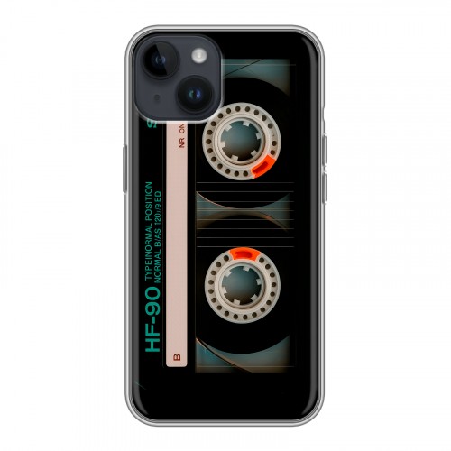 Дизайнерский силиконовый чехол для Iphone 14 Кассета