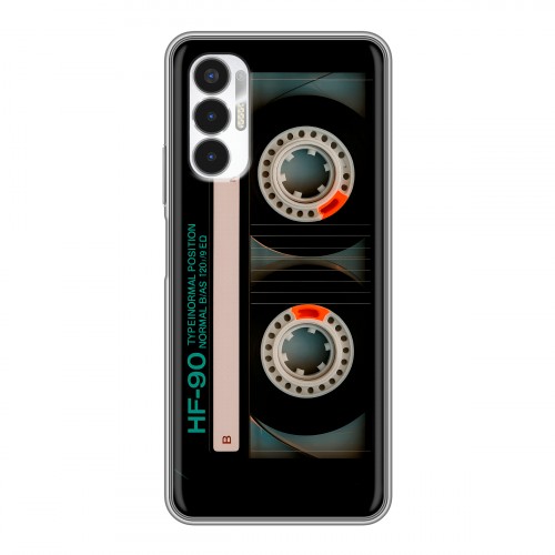 Дизайнерский силиконовый чехол для Tecno Pova 3 Кассета
