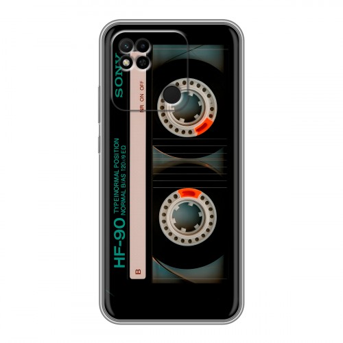 Дизайнерский силиконовый чехол для Xiaomi Redmi 10A Кассета