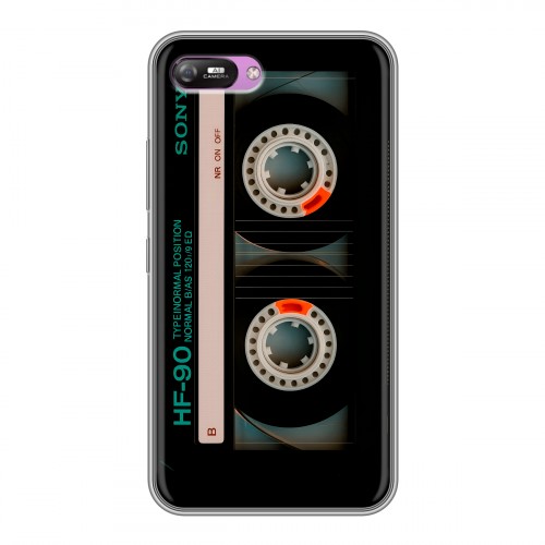 Дизайнерский силиконовый с усиленными углами чехол для Itel A25 Кассета