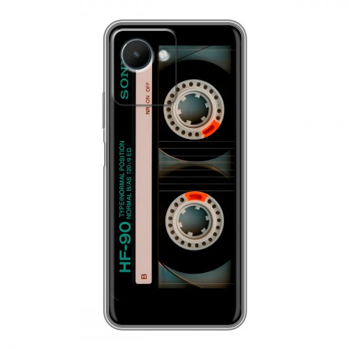 Дизайнерский силиконовый чехол для Realme C30s Кассета