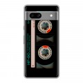 Дизайнерский силиконовый чехол для Google Pixel 7A Кассета