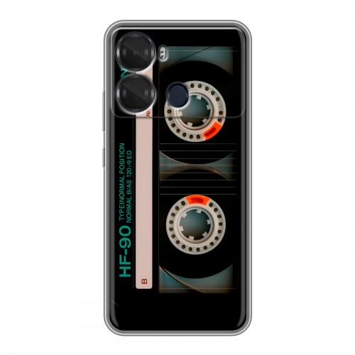 Дизайнерский силиконовый чехол для Itel P40 Кассета