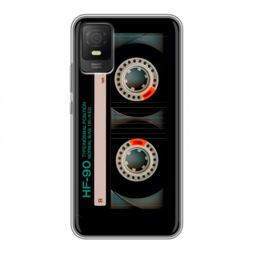 Дизайнерский силиконовый чехол для TCL 403 Кассета