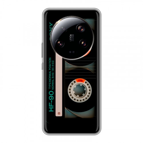 Дизайнерский силиконовый чехол для Xiaomi 13 Ultra Кассета