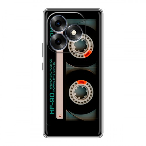 Дизайнерский силиконовый чехол для Itel S23 Plus Кассета