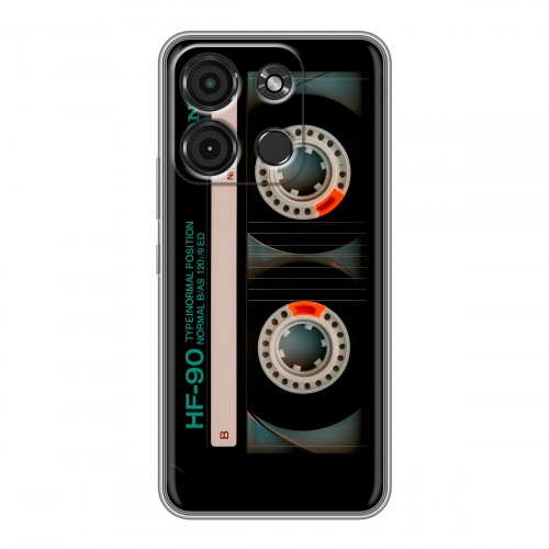 Дизайнерский силиконовый чехол для Itel A60s Кассета