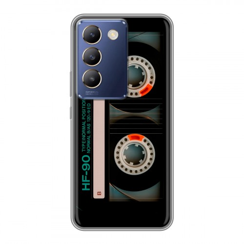 Дизайнерский силиконовый чехол для Vivo V30 Lite Кассета