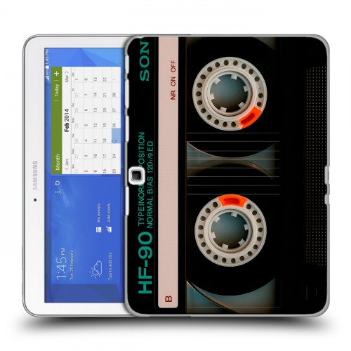 Дизайнерский силиконовый чехол для Samsung Galaxy Tab 4 10.1 Кассета