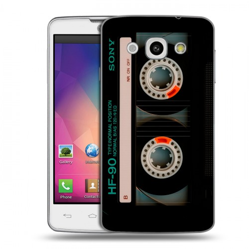 Дизайнерский пластиковый чехол для LG L60 Кассета