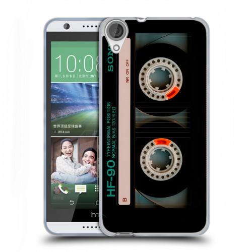 Дизайнерский силиконовый чехол для HTC Desire 820 Кассета