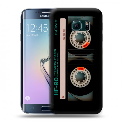 Дизайнерский силиконовый чехол для Samsung Galaxy S6 Edge Кассета