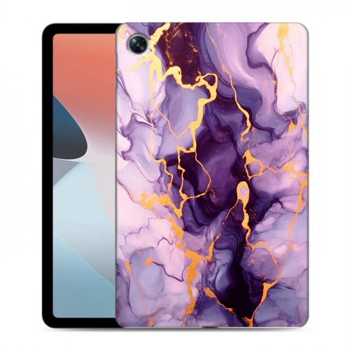 Дизайнерский силиконовый чехол для OPPO Pad Air Мрамор
