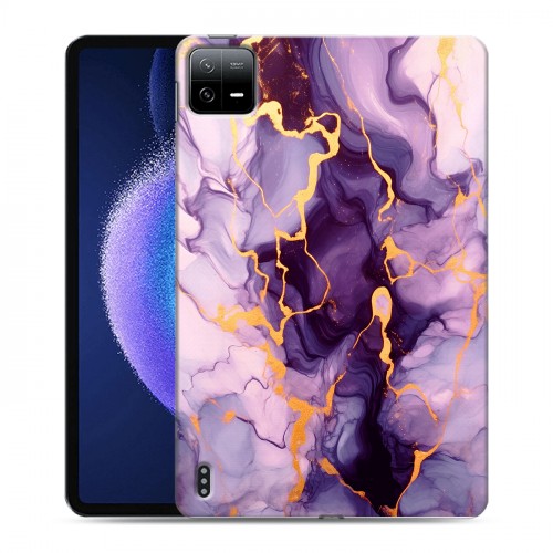 Дизайнерский силиконовый чехол для Xiaomi Pad 6 Мрамор