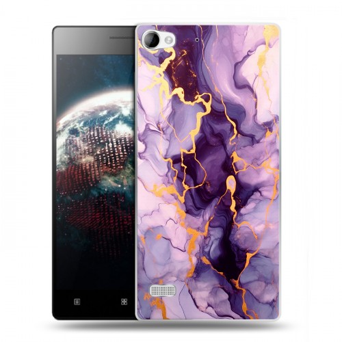 Дизайнерский пластиковый чехол для Lenovo Vibe X2 Мрамор