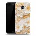 Дизайнерский пластиковый чехол для Samsung Galaxy C5 Цветы