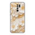 Дизайнерский силиконовый чехол для Xiaomi RedMi 9 Цветы