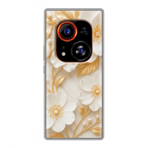 Дизайнерский силиконовый чехол для Tecno Phantom X2 Pro Цветы