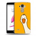 Дизайнерский пластиковый чехол для LG G4 Stylus Утка