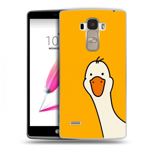 Дизайнерский пластиковый чехол для LG G4 Stylus Утка