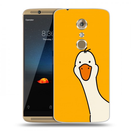 Дизайнерский пластиковый чехол для ZTE Axon 7 Утка