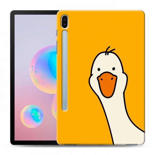 Дизайнерский силиконовый чехол для Samsung Galaxy Tab S6 Утка