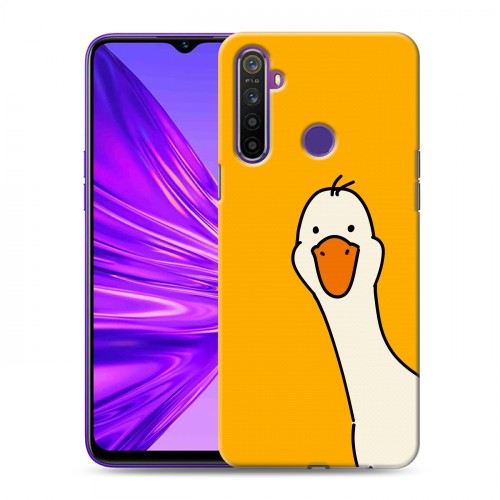 Дизайнерский силиконовый чехол для Realme 5 Утка