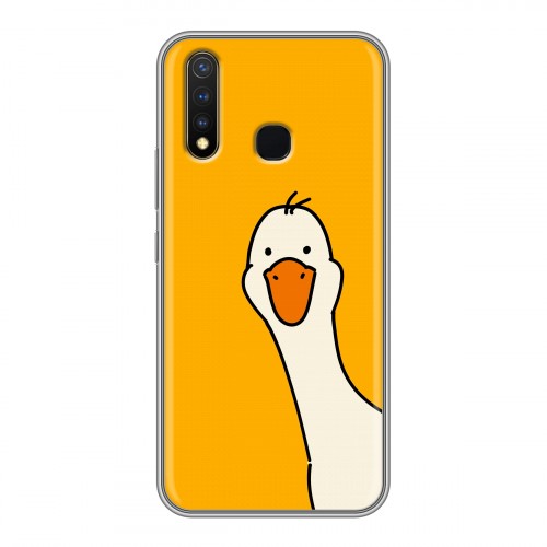 Дизайнерский силиконовый чехол для Vivo Y19 Утка