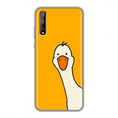 Дизайнерский силиконовый чехол для Huawei Y8p Утка