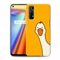 Дизайнерский силиконовый чехол для Realme 7 Утка