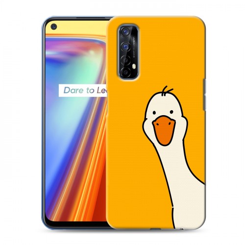 Дизайнерский силиконовый чехол для Realme 7 Утка